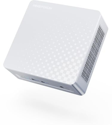 MINISFORUM Mini PC M1 Plus-128H con Intel Core i7-12800H (14C/20T, fino a 4,8 GHz), mini computer 32 GB DDR5 RAM 1 TB M.2 SSD, triplo display con HDMI2.1/DP1.4/USB4,5 x USB, Wifi6e e Bt5.2