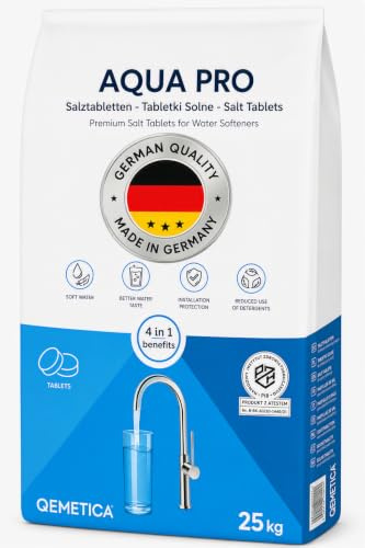 15 kg Aqua PRO Regeneriersalz Salztabletten für Wasserenthärtungsanlagen | DIN EN 973 Klasse A, 99,9% NaCl