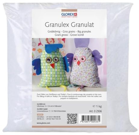 CREATIV DISCOUNT Granulex Füll-Granulat, weiß, grobkörnig (1000 Gramm)