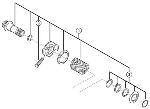 Shimano rd-9000ss Satz Spannschloss, Schwarz, Einheitsgröße