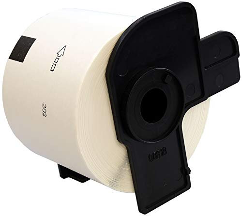 DK11202 62mm x 100mm Etiketten (300 Stück/Rolle) kompatibel zu Brother P-Touch QL-500 QL-500A QL-550 QL-560 QL-570 QL-700 QL-710W QL-720NW QL-800 QL-810W QL-820NWB QL-1050 QL-1060N QL-1100 QL-1110NWB