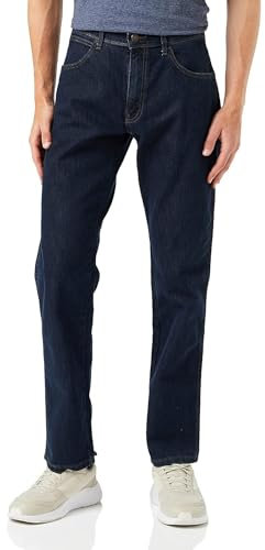 Wrangler Herren Durables Regular Fit Jeans, Darkstone Blue, 38W / 34L