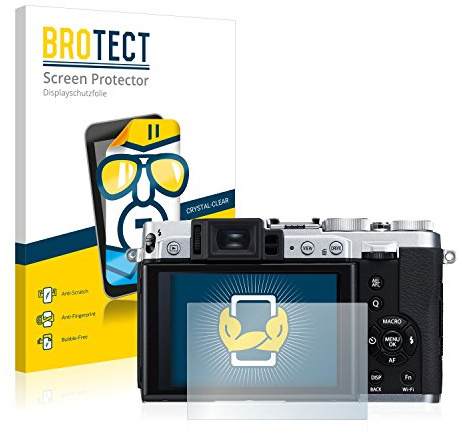BROTECT (2 Stück Schutzfolie für Fujifilm X30 Displayschutz Folie Made in Germany, Ultra-Klar