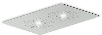 Zucchetti Shower Plus Soffione da incasso con doppia luce Z94147 Italiano Ottone per casa e bagno, cucina