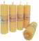 BeeIT 5 x reines Bienenwachs, handgerollte Wabenkerzen, Box mit natürlichem Bienenwachs, Stumpenkerzen