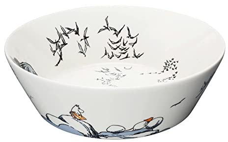 Arabia 1024981 MOOMIN TRUE TO ITS ORIGINS Servierschale, Porzellan, 23 cm