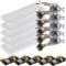 AZDelivery 5 x MB 102 Breadboard Kit - 830 Breadboard, Netzteil Adapter 3,3V 5V, 65Stk Steckbrücken kompatibel mit Arduino inklusive Ebook!