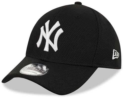 New Era New York Yankees MLB Diamond Era Schwarz 39Thirty Stretch Cap - S-M (6 3/8-7 1/4)