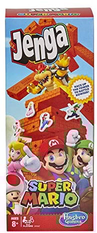 Jenga Super Mario Edition Spiel, Block-Stapelturm-Spiel für Super Mario Fans, ab 8 Jahren