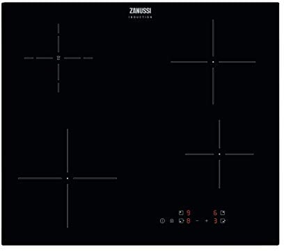 Zanussi, Plug & Play Induction Hob, ZITN646K, Black, Glass top with Touch control and LED display panel, 4 Heating elements and PowerBoost function, 3000W
