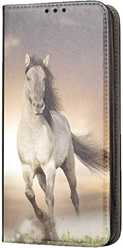 KX-Mobile Hülle für iPhone 6 / 6s Handyhülle Motiv 1005 Pferd Braun Weiß Hengst Premium Smart aus Kunstleder einseitig Bedruckt HandyCover Handyhülle für iPhone 6 / 6s Hülle