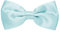 MASADA Herren Fliege Hellblau glänzend und stufenlos verstellbar, handgefertigt mit Hakenverschluss - 12 x 6 cm 100% Polyester