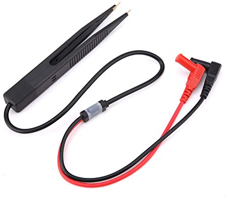 Oumefar SMD SMT Chip Kapazitäts Teststift Clip Handkapazitäts Teststift für Multimeter für mikroelektronische Komponenten