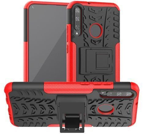 Handy Tasche Kompatibel mit Huawei P40 Lite E | Case Panzer Hülle Cover Schutzhülle Etui Bumper für P40 Lite E | Schwarz