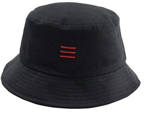 Diiya Fischerhut Plus Size Fischer Hüte Männlich Sommer Baumwolle Sonnenhut Big Head Mann Große Größe Eimer Hüte 57 59Cm 60 63Cm Schwarz 1 XXL 63 64Cm