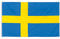 Banderas de aricona – bandera de suecia resistente a la intemperie con 2 ojales de metal - bandera nacional sueco 90 x 150 cm