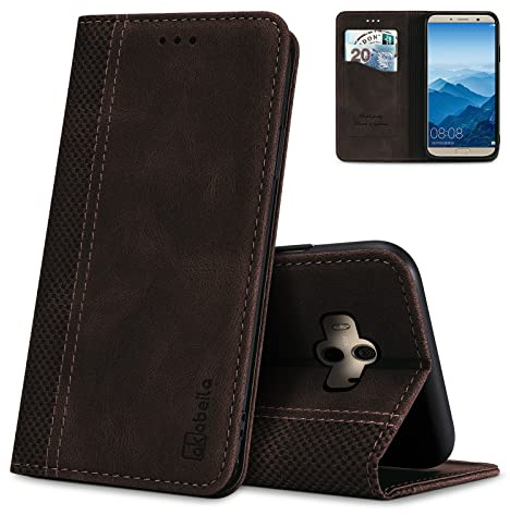 AKABEILA Hülle für Huawei Mate 9 Handyhülle Leder Flip Case Ständer PU Brieftasche Schutzhülle Klapphülle Tasche Case mit [Kartenfach] [Standfunktion] [Magnetisch]