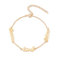 Jeweidea Personalisierte Namensarmbänder für Frauen Gravur 2-5 Namen Gold Silber Roségold Armbänder für Damen Mädchen Mama Schmuck Geschenke zum Geburtstag Valentinstag (Gold-3)