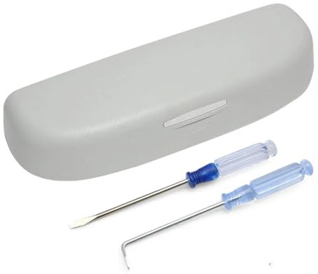 Ruiya porta occhiali Compatibile con Jeep Compass MP 2017-2024, portaocchiali Compass Custodie Occhiali Porta Occhiali da Sole Auto Custodia per Occhiali Accessori Jeep Compass