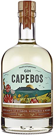 Wajos Capebos Gin 42% vol 500ml – Gin mit Botanicals die an Südafrika erinnern – Perfekt für Gin Tonic & Cocktails – Gin Geschenk