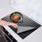 KitchenRaku Checkered Large Induction Hob Protector Mat 78x52cm, Silicone Induction Hob Cover- (Magnetic) Cooktop Scratch Protector for Induction Hob,Multifunctional Silicone Mats