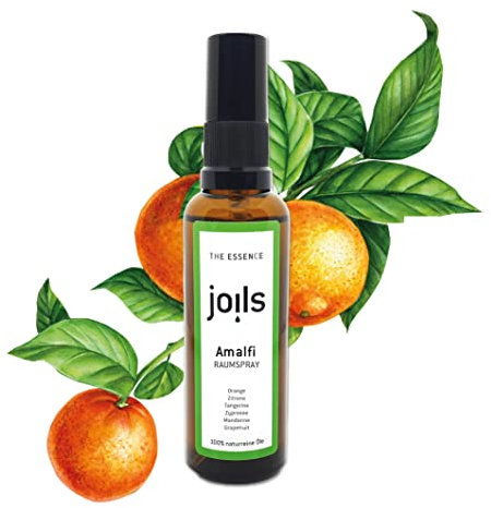 JOILS Raumspray AMALFI, naturrein, 50ml, ätherisches Spray für Zuhause und Büro