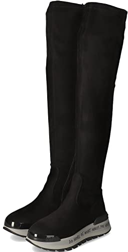 Scarpe Donna Stivale Liu-Jo Amazing 06 Boot in Tessuto Stretch Nero D23LJ17 BF2131 41