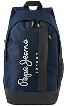 Pepe Jeans Rucksack, Blau, Polyester, Laptop-Rucksack, Wasserdicht, Outdoor, Herren, 0 Monate