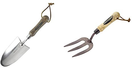 Spear & Jackson 5030TR Traditional Stainless Steel Trowel & Elements Weed Fork