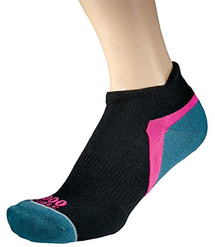 1000Mile Activ Socklet Repreve Double Layer 82% Recycled Materials Y heel Offers Fitted No Slip Padded Heel Running Racket Sports Cross Training Gym Work Superb Everyday Sock Total comfort no Blisters