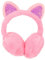 Toddmomy Cache-Oreilles en Peluche Oreille De Chat Oreillettes d'hiver pour Enfants Cache-Oreilles Chat Cache-Oreilles sans Bande Adorable Couvre-Oreilles Chauffage Aux Femmes Équitation