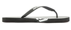 Emporio Armani Bold Eagle Logo Flip Flops, Flip-Flop Unisex - Adulto, Multicolore (Black+White), 40 EU