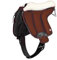 Bareback Reitpad UNICA mit Wolle von Pioneer - super Soft - Made in Italy - Farbe Braun, Gr. Pony