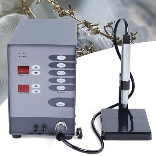 Saldatore laser Saldatura laser automatica a punti per gioielli Saldatrice regolabile 5 in 1 Saldatore a impulsi portatile multifunzionale,110V