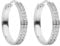 PURELEI® City Lights Ohrringe (Silber) – Damenohrringe aus langlebigem Edelstahl – Wasserfeste Ohrringe Damen – 2,4 cm Durchmesser – Modeschmuck für deinen individuellen Look