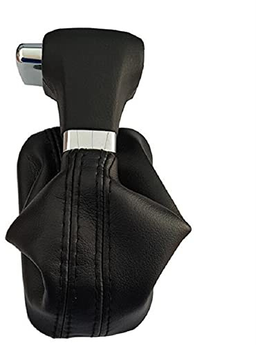 Schaltsack Schaltmanschette Schalthebel, Automatisch BEI Auto Umschaltzahnradknopf Schalthebel Hebel Getriebe Knauf Lederabdeckung Passend Für Skoda VW. Touran Bora Passat