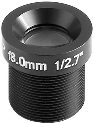 Beufee 8 Mm 1080p-Kameraobjektiv, Überwachungskamera-Objektiv, Sicherheitsobjektiv, Weitwinkel-Ersatz Für Kamera-Kamera-Ersatzteile