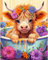 Yiminu.DS Diamond Painting Kinder, 5D Ochse Tier Diamont Painting Bilder Diamant Painting Bastelset Basteln Mädchen, 30CM X 40CM