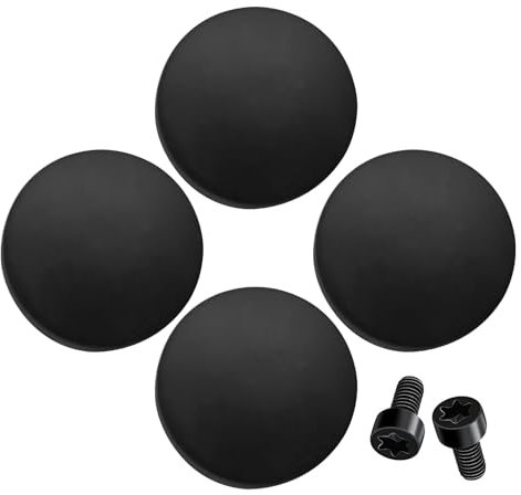 Doorbell Button, Replacement Doorbell Button, Doorbell Pro Button Replacement with 4Pack Buttons / 2Pack Screws, Doorbell Button Replacement for Repair Split Cracked Broken Button