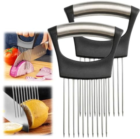 Jerpsen Gegenstände aus Edelstahl, Metall-brettern, gemüsesorten, messerstücken und arbeitshilfen: Fleisch, Zwiebel, Kartoffeln und tomatenprodukte für die Private küche (2 PCS)