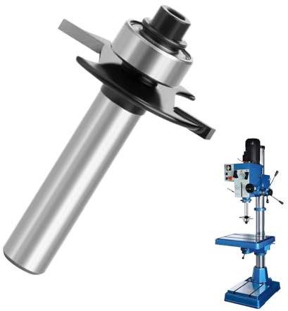 Fraises pour perceuse à colonne | Diamètre de coupe de la tige R8, accessoires pour fraiseuse en carbure indexable, outils de fraisage