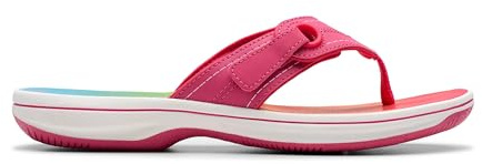 Clarks Brinkley Reyna Synthetic Sandals In Size 8