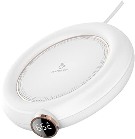 Cabilock Warm Coasters USB GeträNkeuntersetzer Mit Digitaler Temperaturanzeige 13X12Cm FüR Kaffee Tee Milch - Tragbar Ideal FüR Zuhause