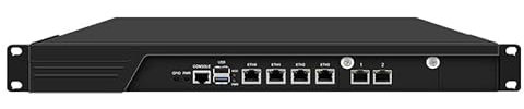 Router firewall per mini PC rack 1U con Intel N305 Micro Firewall, 4* Intel 2.5Gigabit Ethernet, 2 x SFP+ 82599es 10 Gigabit, GPIO, slot SIM 1* COM(RJ45), AES-NI, supporto OPNsense (16GB/1TB)