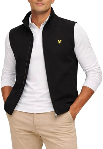 Lyle & Scott Softshell-Weste mit Trichterkragen und Netzrücken