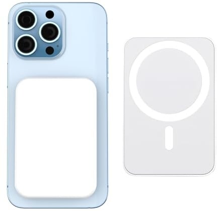 Wireless Power Bank für iPhone, Magnetische Power Bank 5000mAh Schnellladefunktion Ladegerät, Kabellose Externer Akku Kompatibel mit Magnetic für iPhone 17 16 15 14 13 12 Pro/Pro Max/Plus/Mini