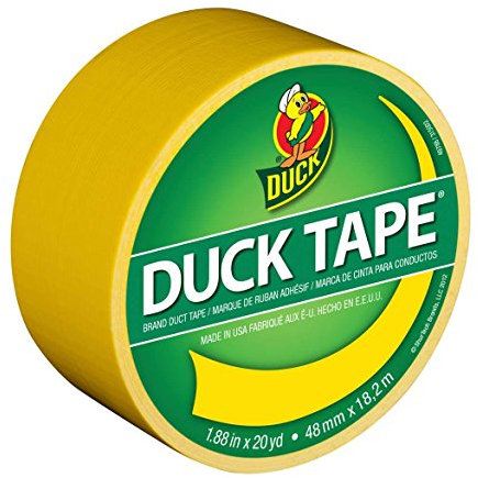 Duck Brand Klebeband, 4,5 cm x 15 Yds. (Atomic Yellow)