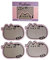 Puckator Pusheen die Katze, Set mit 4 geformten Korkuntersetzern – Holz-Tischuntersetzer für Kneipen, Getränke, Fliesen, Tischsets, Barmannhöhle, Zubehör für Zuhause, Schreibtisch-Untersetzer
