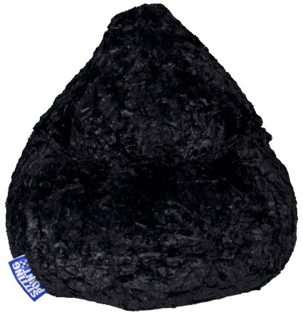 SITTING POINT only by MAGMA Sitzsack Fluffy XL ca. 220 Liter schwarz