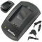 AccuCell Caricabatteria rapido adatto per Samsung BP105R Batteria IA BP210R, IA-BP210E IA, IA BP420E